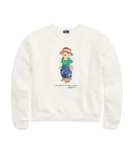 Women's Polo Bear Lightweight Fleece Crewneck