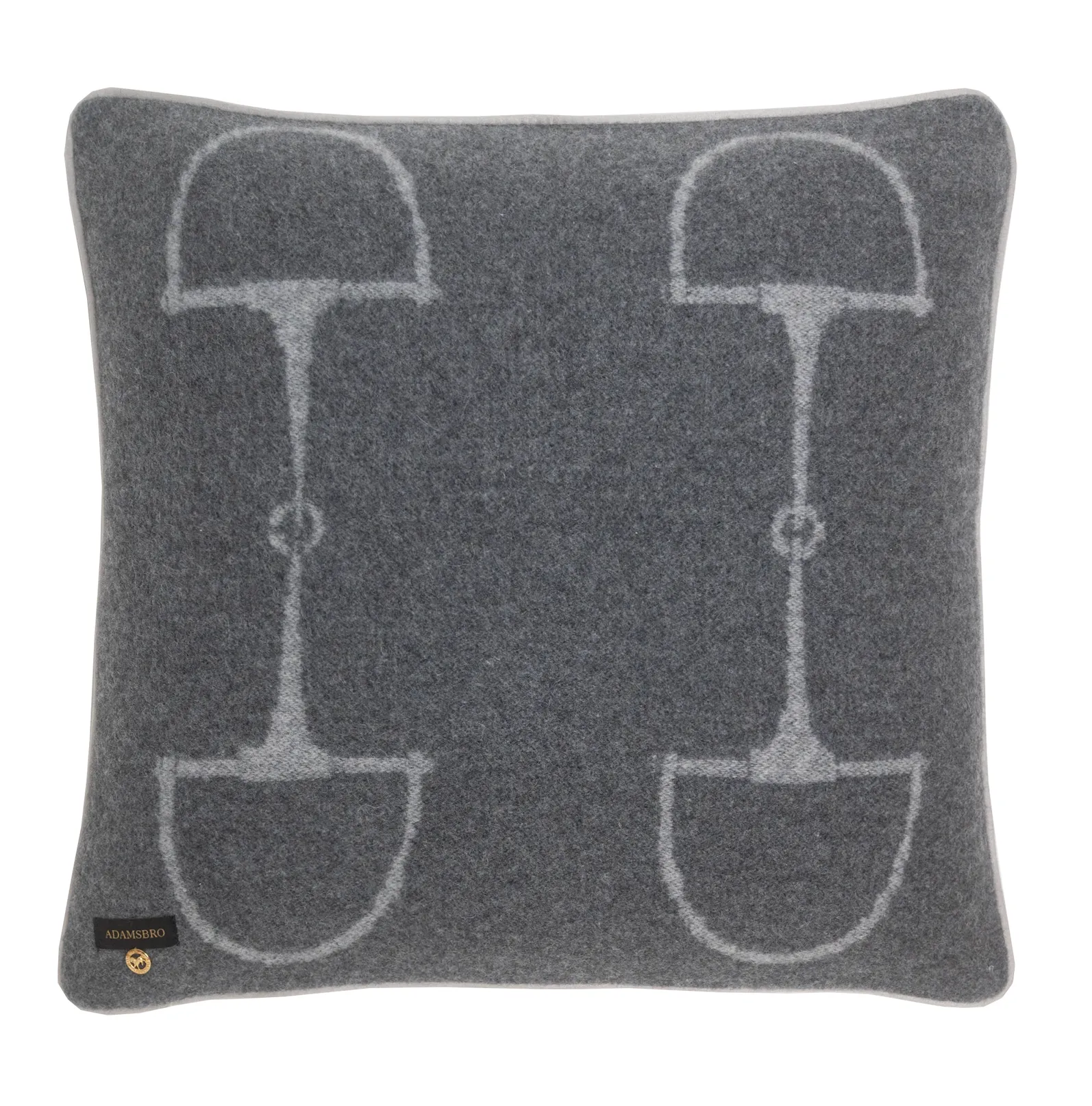 Wool Cashmere Cushion Classic Grey