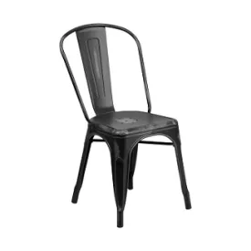 Worn Black Tolix Chair